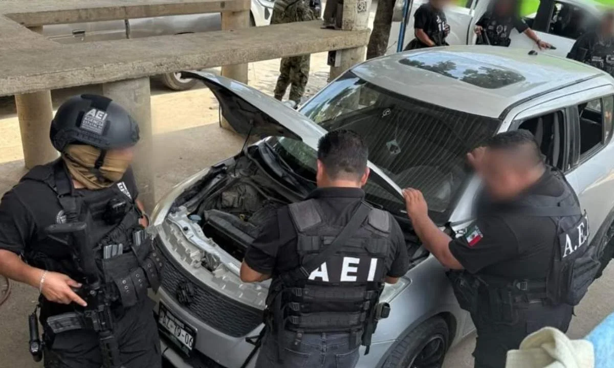 Elementos de la Marina, Guardia Nacional y Fiscalía de Oaxaca participan en la Operación Sable para desmantelar narco vigilancia.