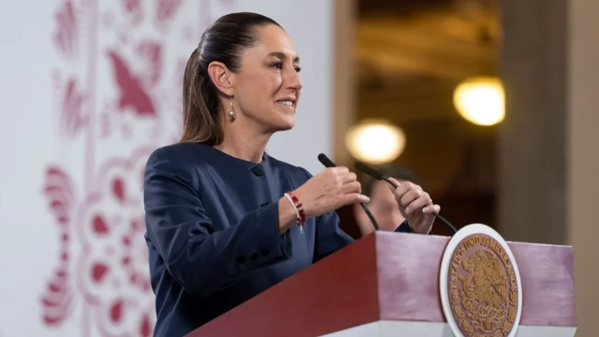 Claudia Sheinbaum en la Mañanera del Pueblo