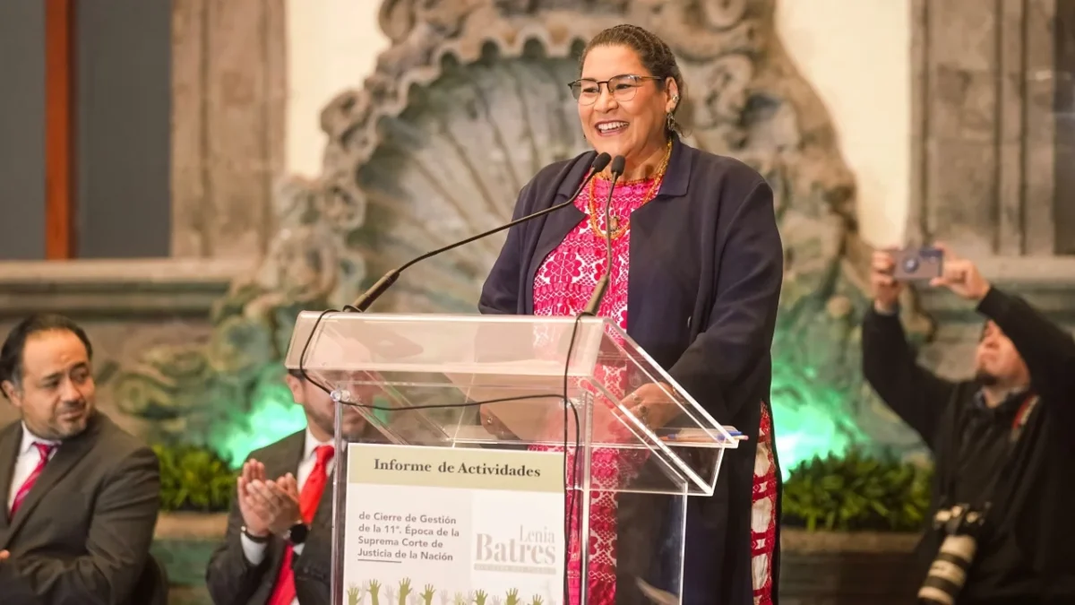 Lenia Batres presentó su informe final como ministra y aseguró que la reforma judicial era “urgente y necesaria” para cerrar una etapa de corrupción y elitismo en el Poder Judicial.
