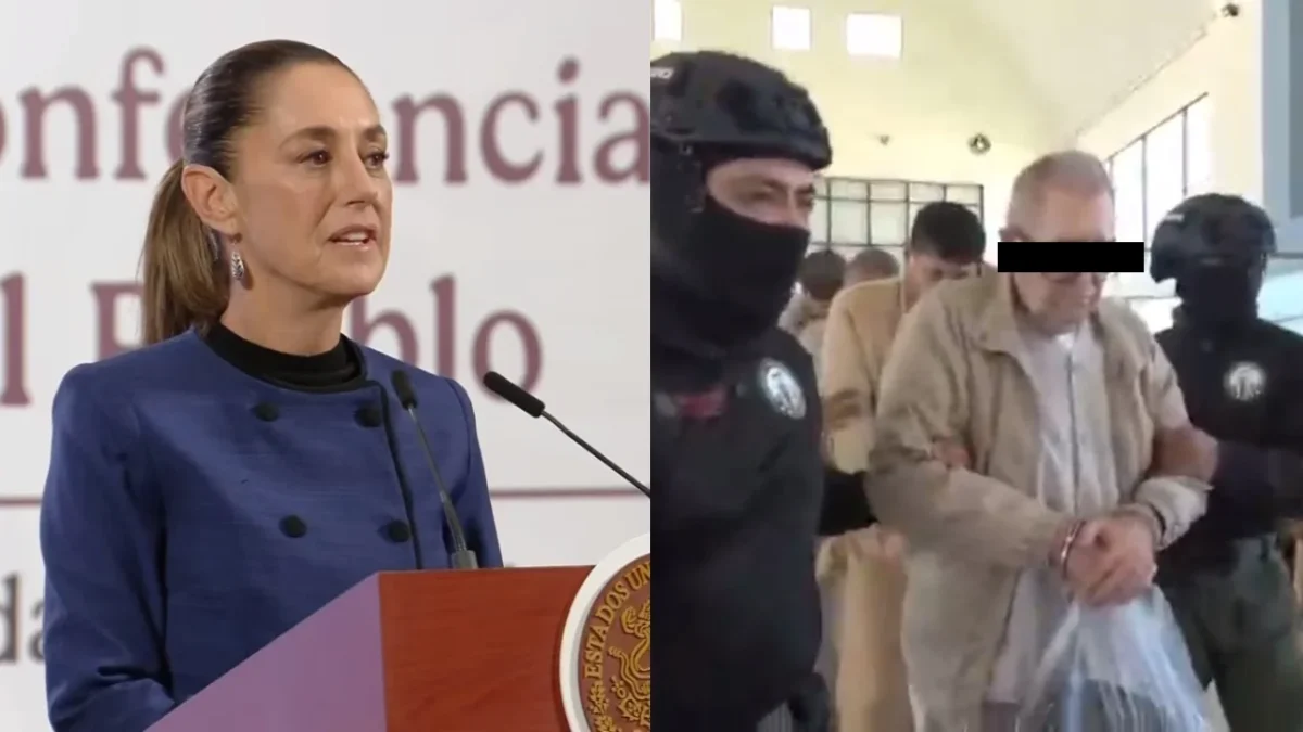 Claudia Sheinbaum negó que la entrega de 26 presos mexicanos de alto peligro a EU haya sido a petición del gobierno norteamericano.