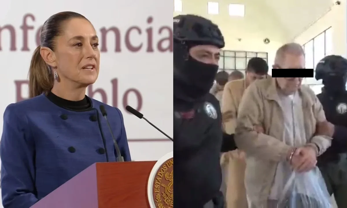 Claudia Sheinbaum negó que la entrega de 26 presos mexicanos de alto peligro a EU haya sido a petición del gobierno norteamericano.