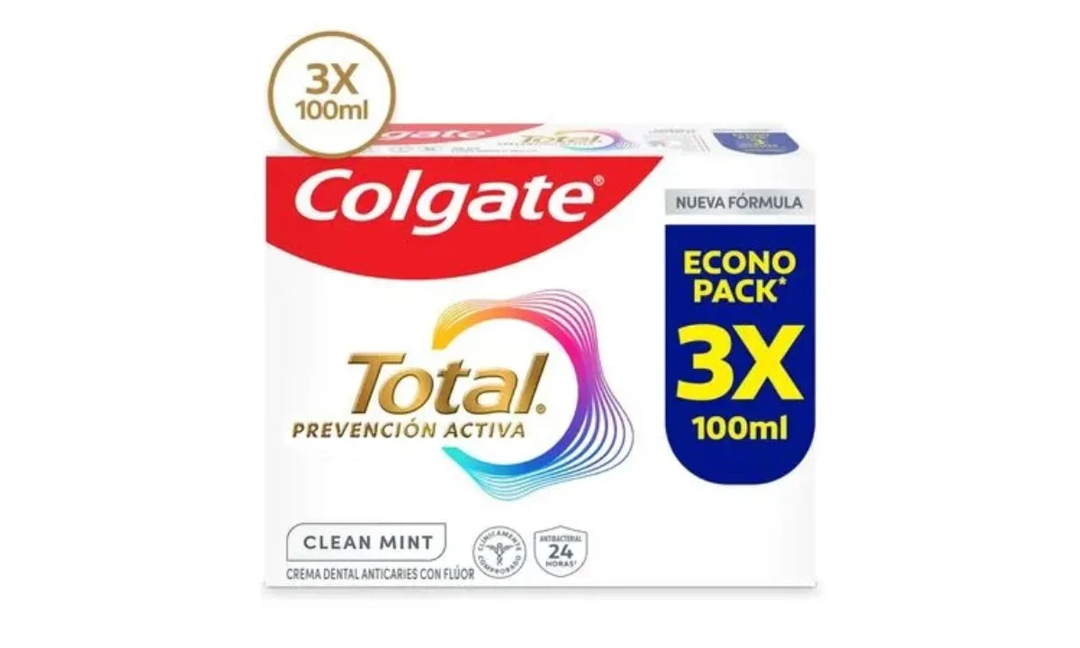 Estas son las reacciones que provoca el uso de Colgate Total Clean Mint, según Cofepris