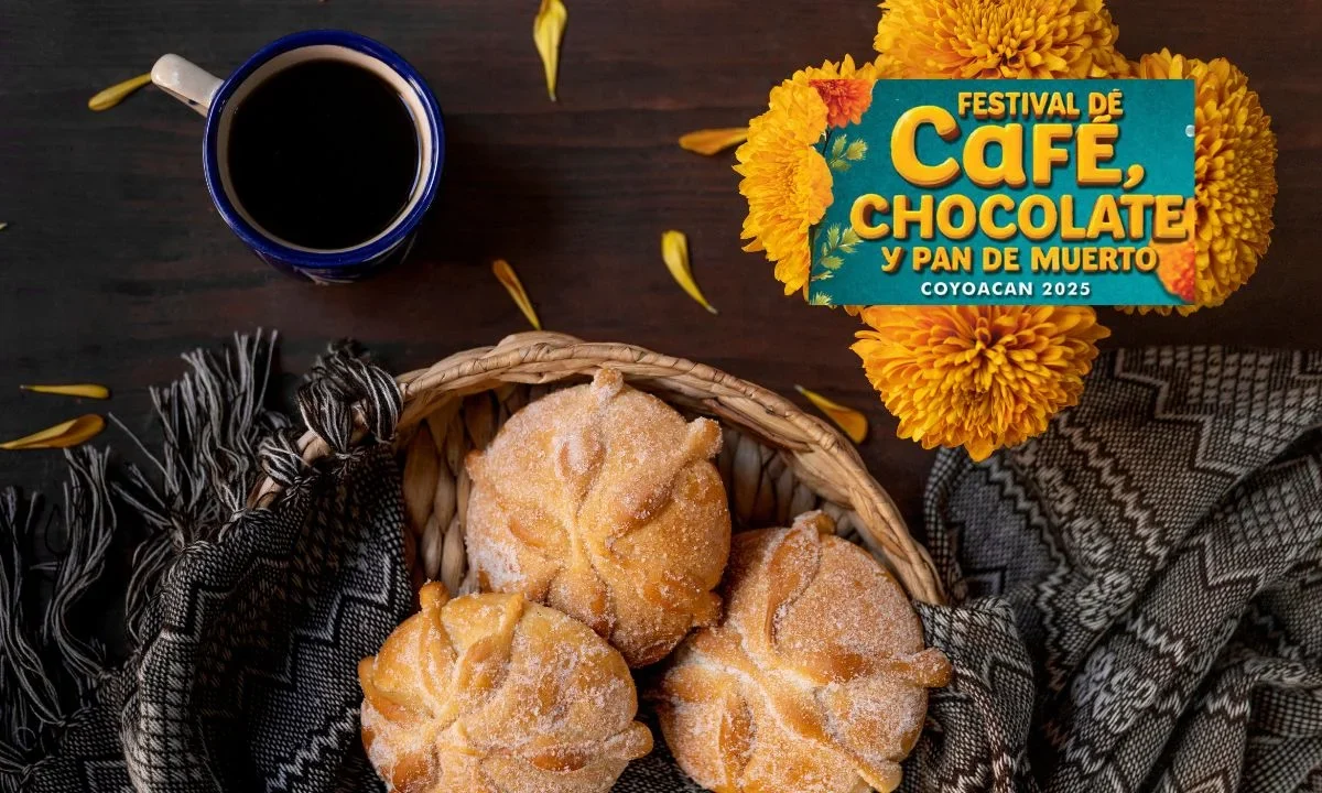 Disfruta la tradición con el Festival del Café, Chocolate y Pan de Muerto que se realizará en Coyoacán, Ciudad de México.