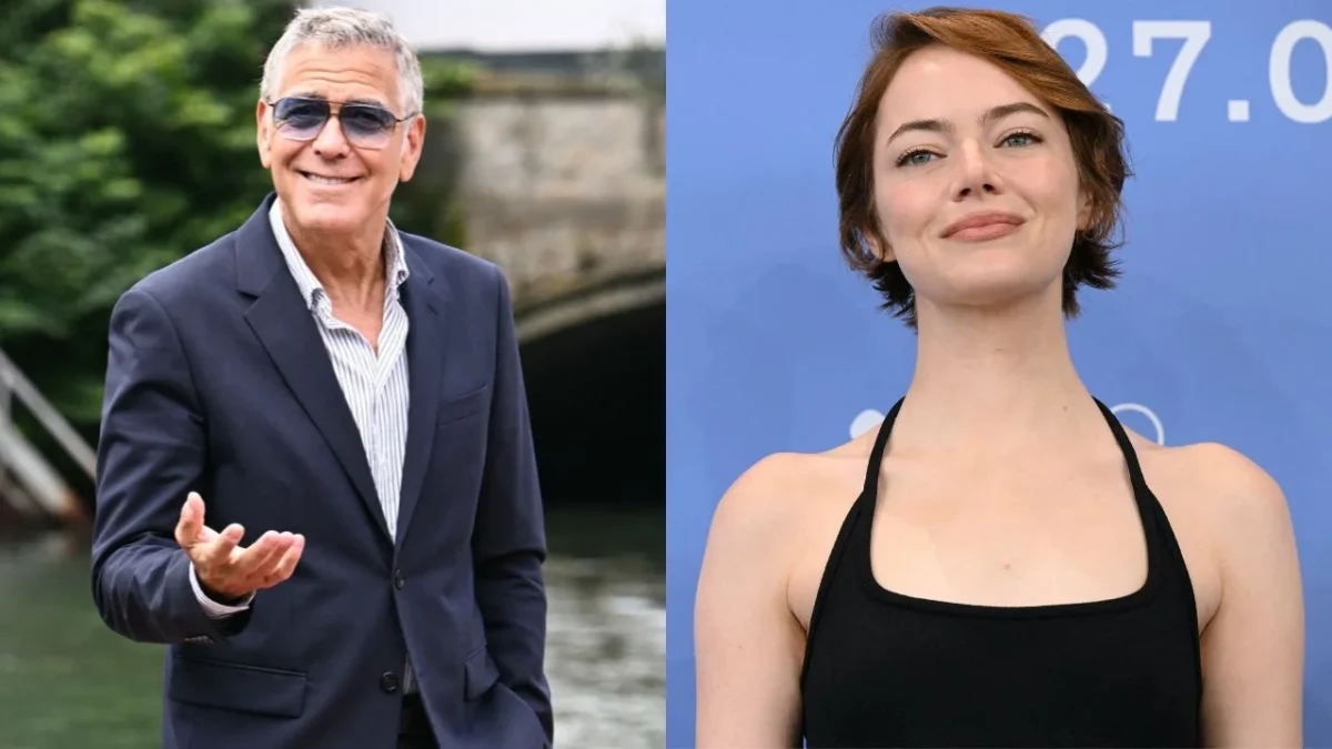 George Clooney y Ema Stone