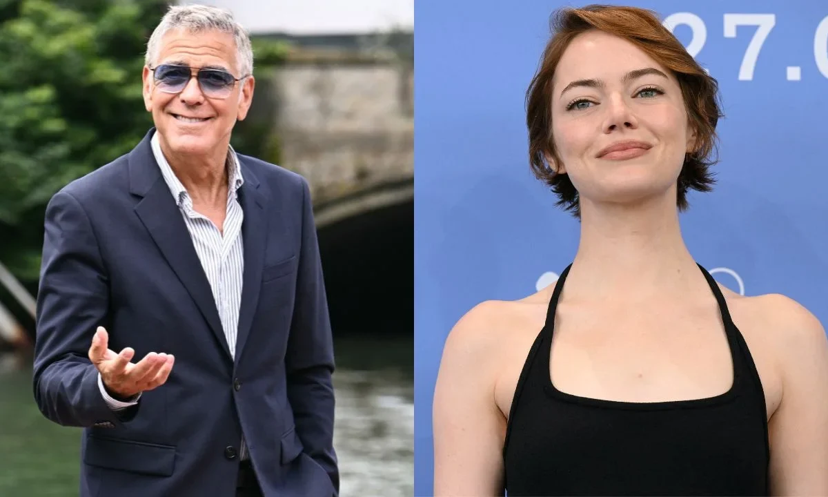 George Clooney y Ema Stone