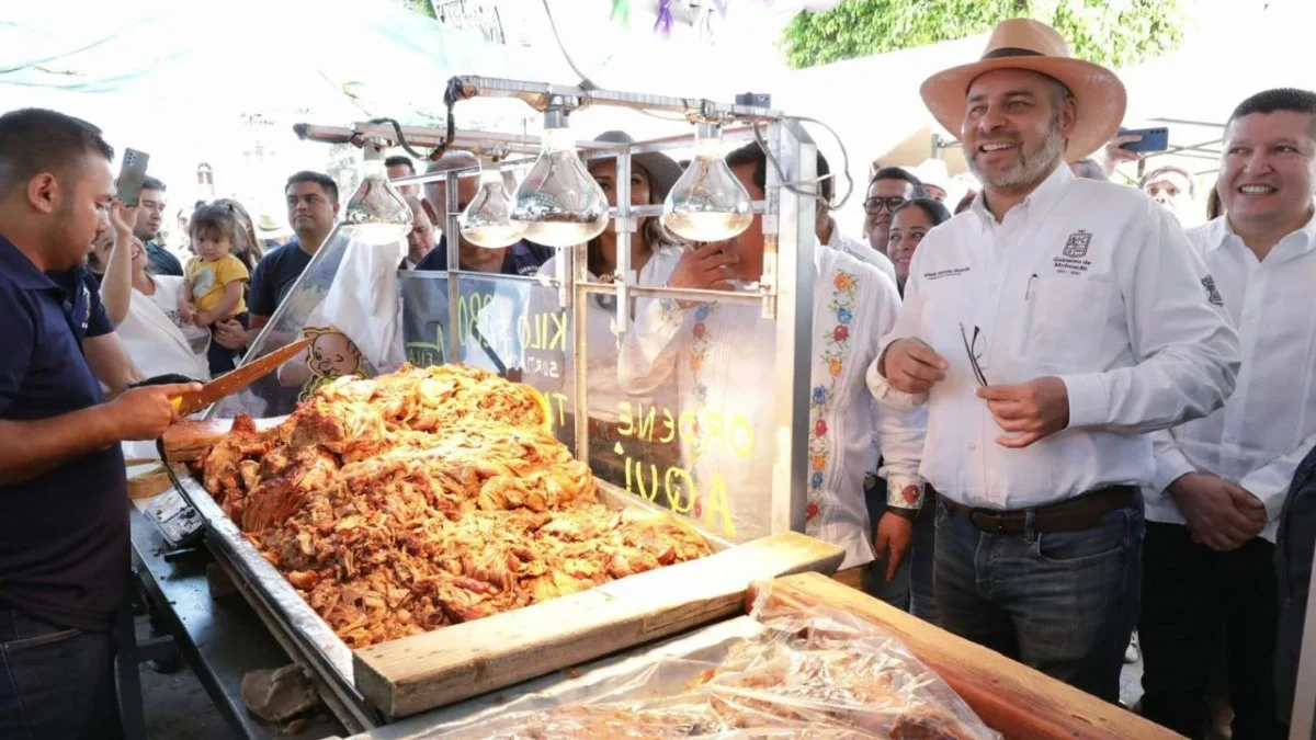 "Las carnitas de Michoacán son ya un símbolo de orgullo nacional e internacional", mencionó el gobernador local, Alfredo Ramírez Bedolla.