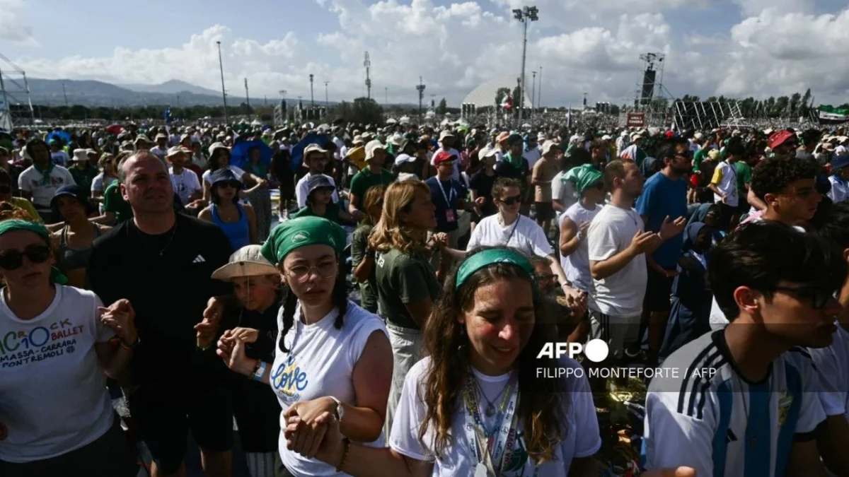 León XIV encabeza el 'Woodstock católico' con 1 millón de personas