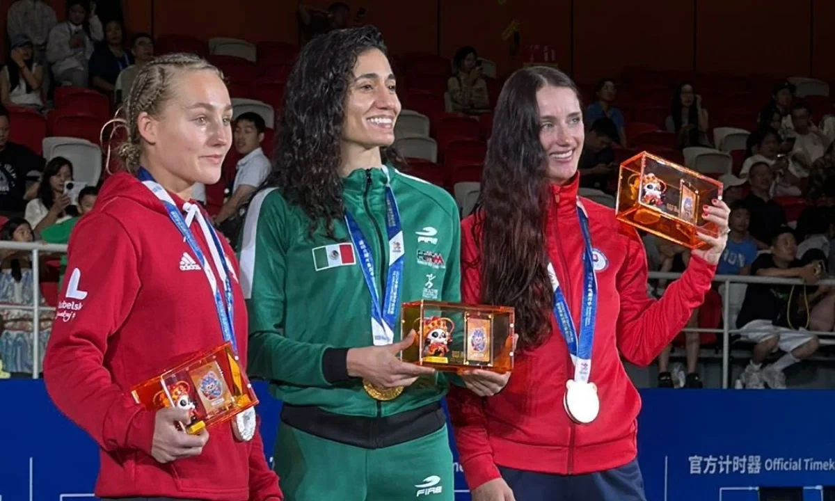 El combate por el metal dorado se definió en el tercer y último round, en el que la mexicana logró la diferencia para su título mundial