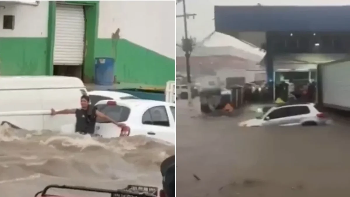 Una fuerte lluvia afectó a los habitantes de Guadalajara la mañana de este miércoles ocasionando un importante caos vial y daños materiales.