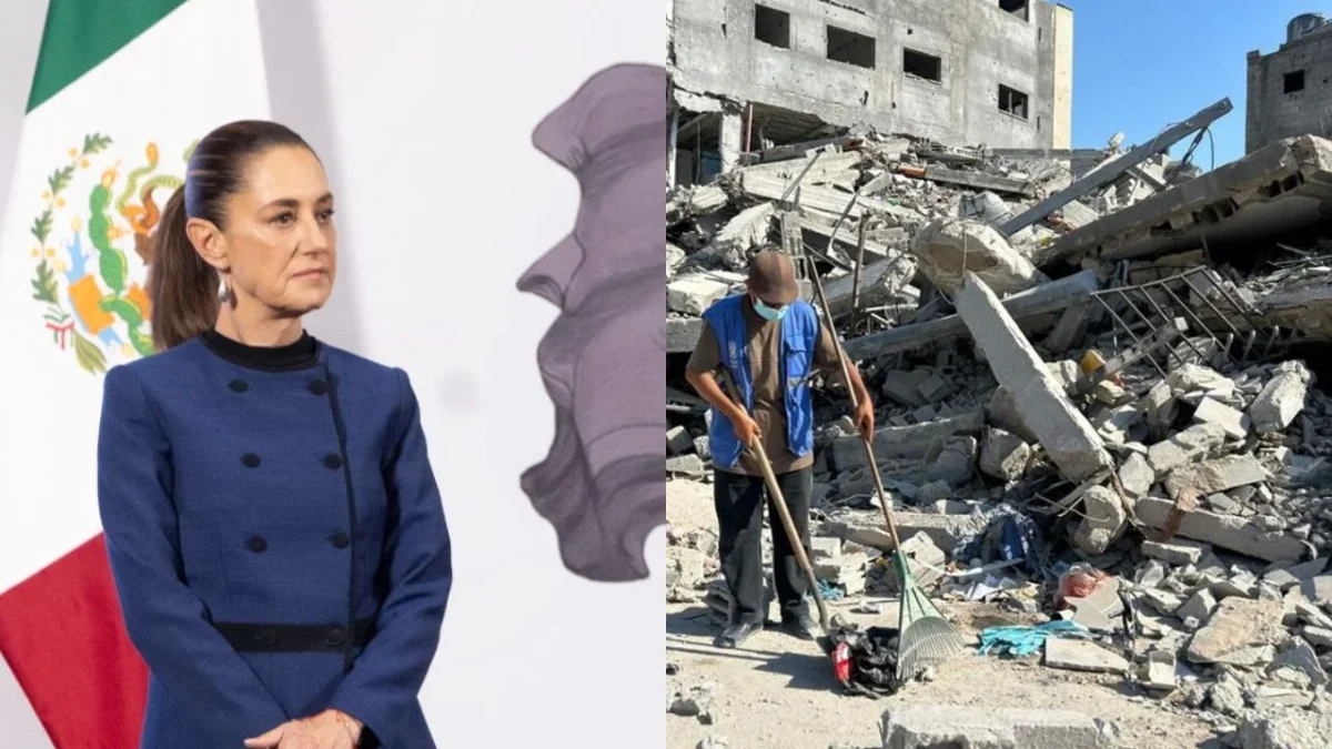 La presidenta de México, Claudia Sheinbaum, condena la violencia en Gaza y llama a un cese inmediato de hostilidades.