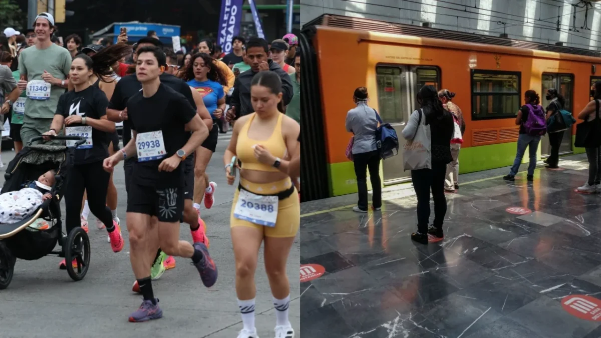El STC Metro anunció que este domingo tendrá operación especial desde las 05:00 horas en cuatro de sus líneas por Maratón CDMX.