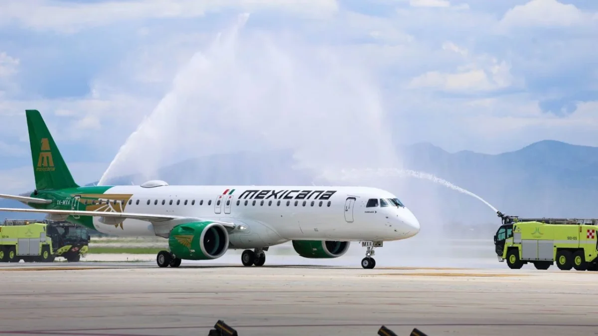 Mexicana de Aviación recibe la segunda nave Embraer E195-E2