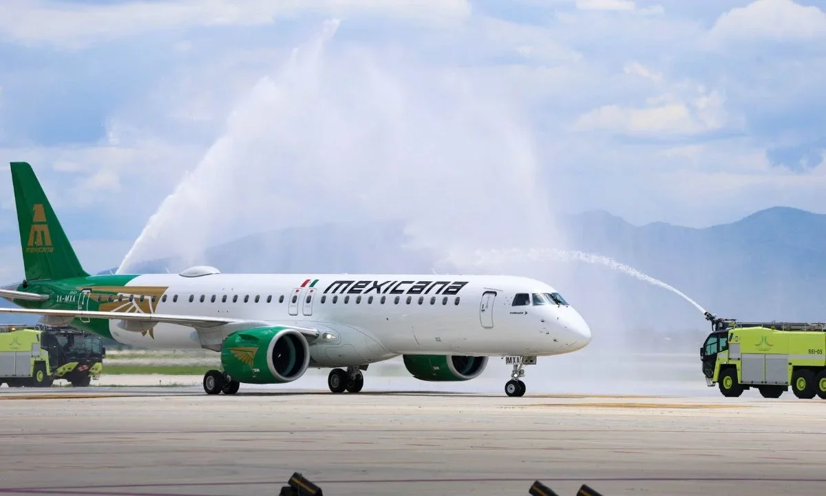 Mexicana de Aviación recibe la segunda nave Embraer E195-E2