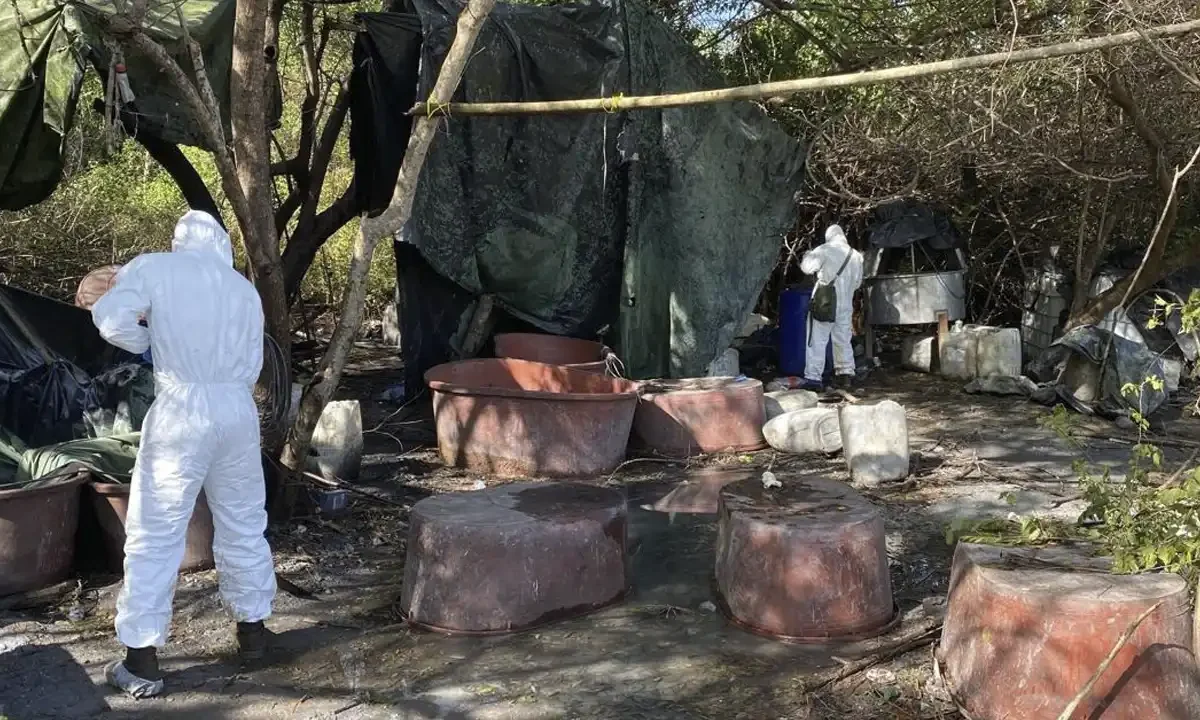 Narcolaboratorio en México