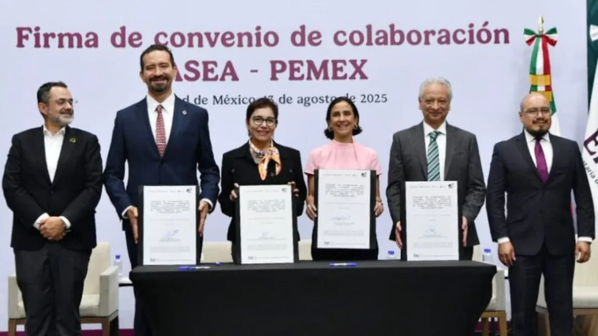 Con el objetivo de avanzar hacia un México más limpio y sustentable, la ASEA y Pemex firmaron un convenio de colaboración.