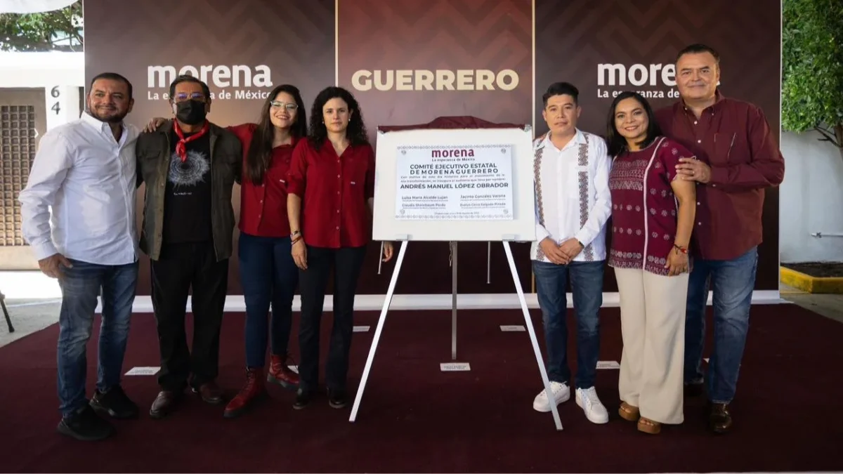 Pese a petición de AMLO, Luisa Alcalde inaugura auditorio con su nombre en Guerrero.