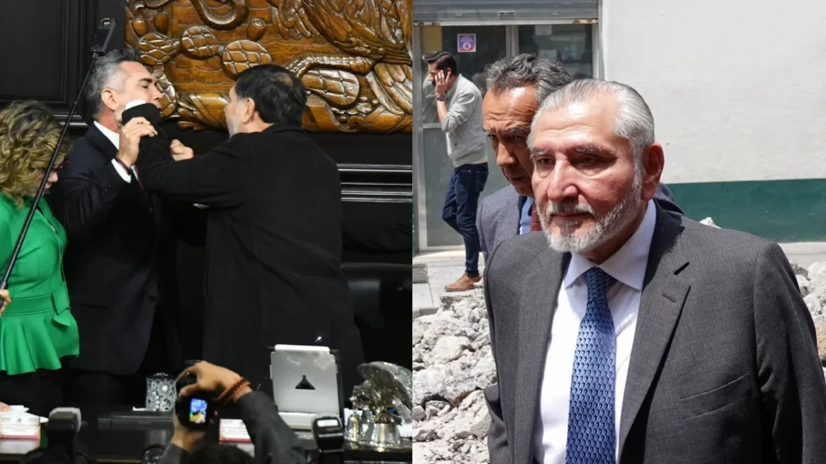 Tras pleito entre Alejandro Moreno y Gerardo Fernández Noroña, Adán Augusto López, propuso llevar al priista a una clínica de rehabilitación.