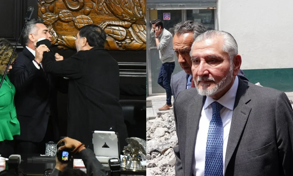 Tras pleito entre Alejandro Moreno y Gerardo Fernández Noroña, Adán Augusto López, propuso llevar al priista a una clínica de rehabilitación.