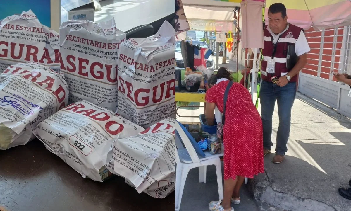 Durante las actividades de la Feria del Carmen en Campeche, autoridades de salud realizaron un operativo durante estos días.