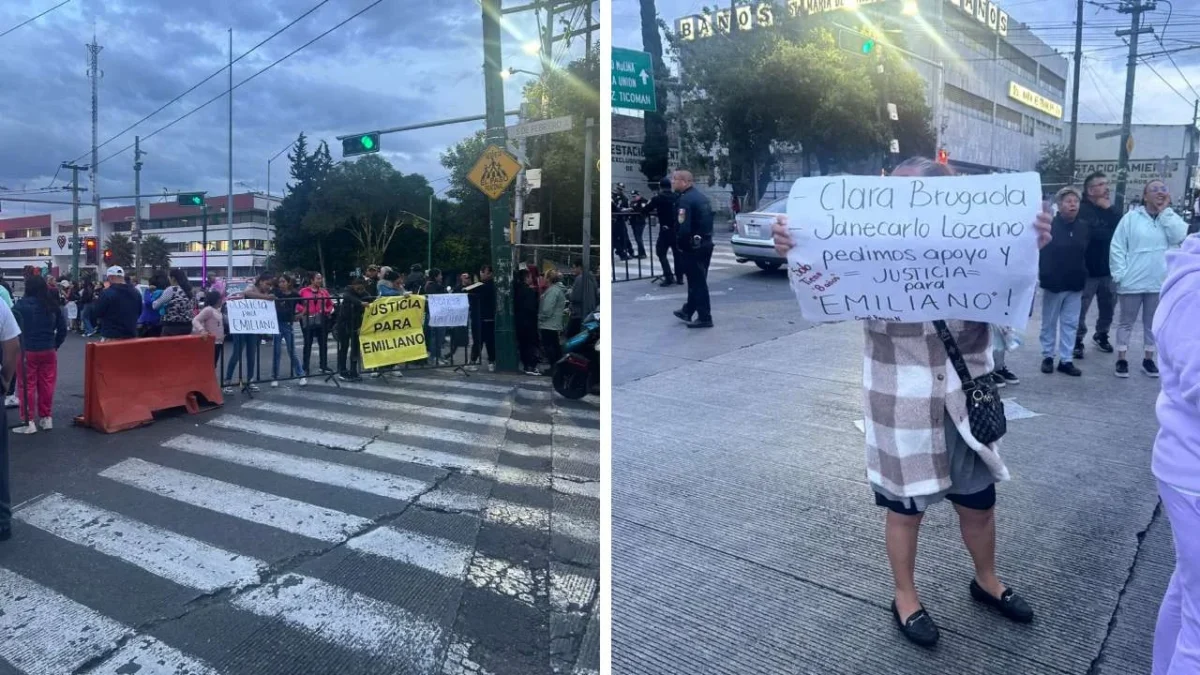 Manifestantes realizaron bloqueos en la GAM para solicitar justicia por el caso de Emiliano.
