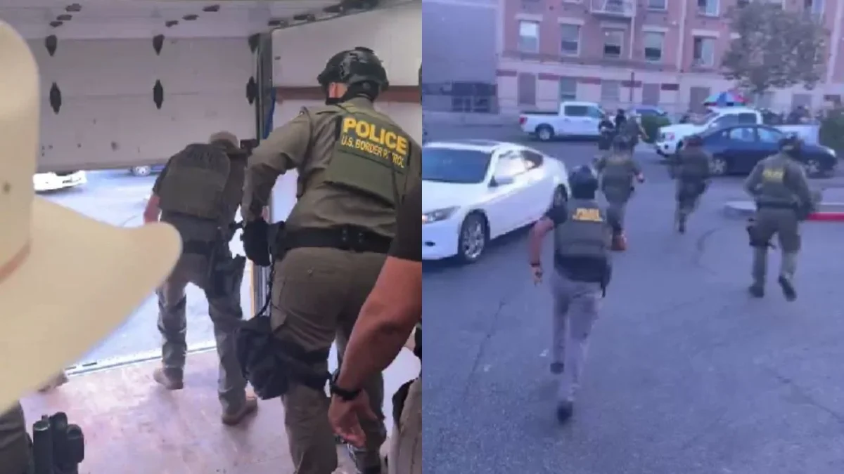 Agentes migratorios de Estados Unidos realizaron una redada sorpresiva en Los Ángeles.