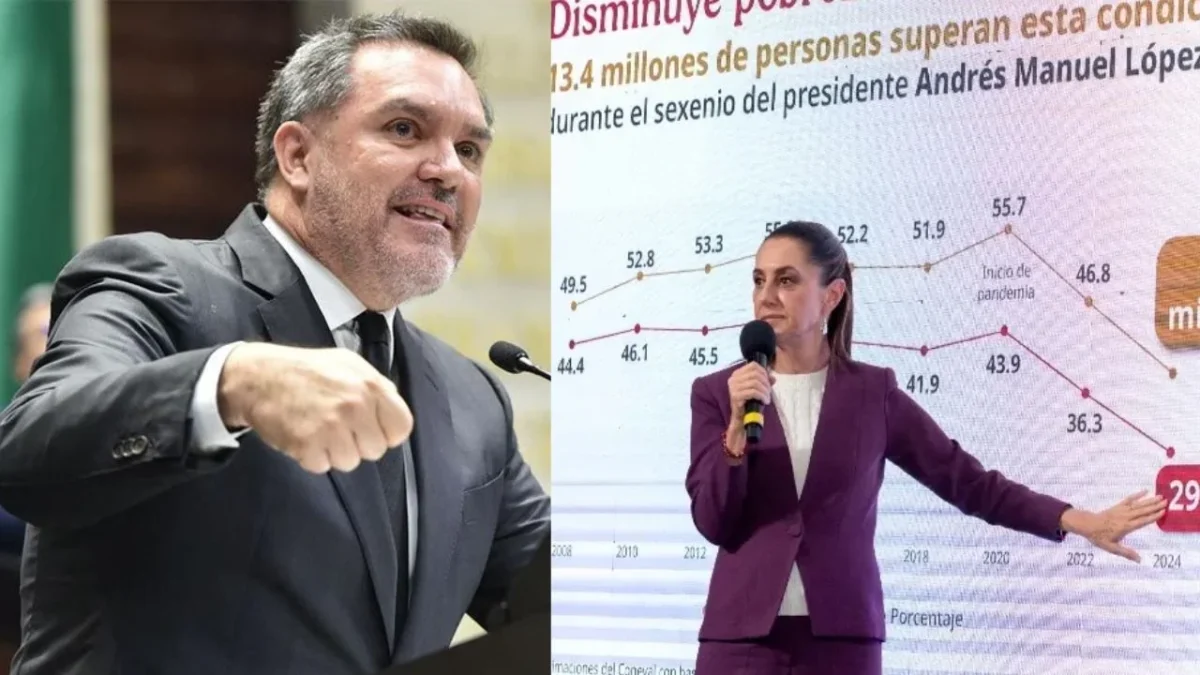 Federico Döring, vocero del PAN en la Cámara de Diputados, critica que Morena use la pobreza como cortina de humo.