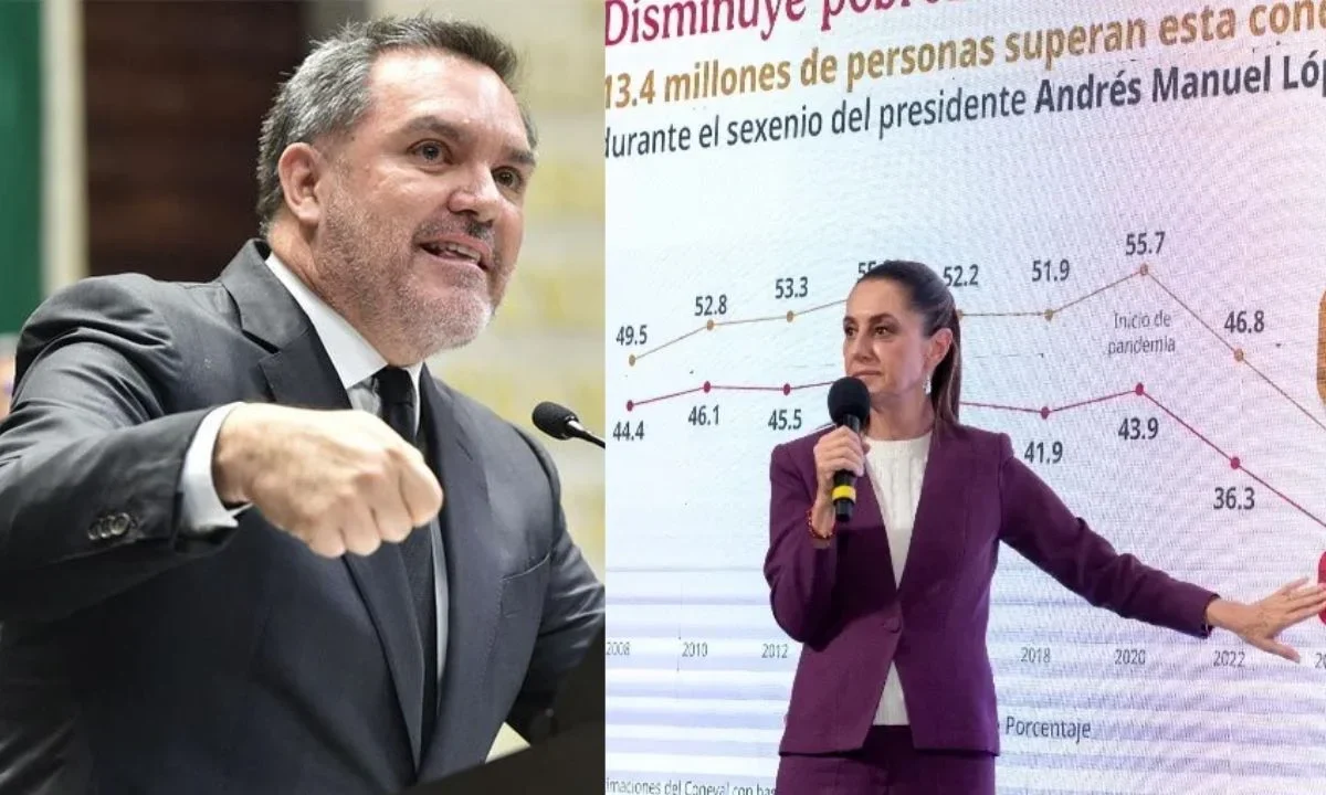 Federico Döring, vocero del PAN en la Cámara de Diputados, critica que Morena use la pobreza como cortina de humo.