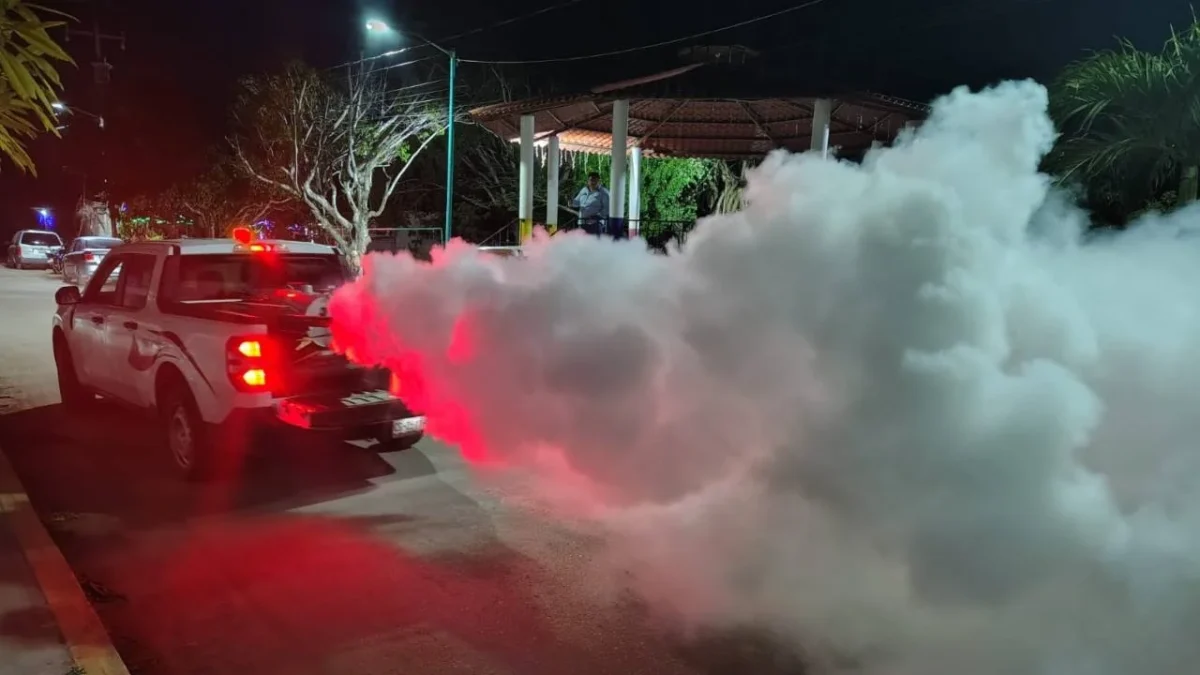 Se nebulizaron 29 mil 708 hectáreas para proteger a la población del mosco transmisor del dengue en Campeche.