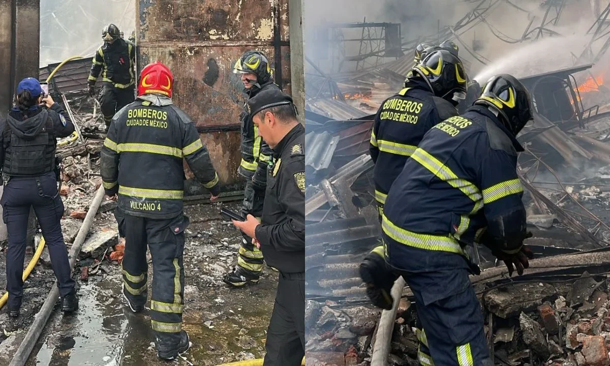 Incendio en Bodega de San Juan de Aragón