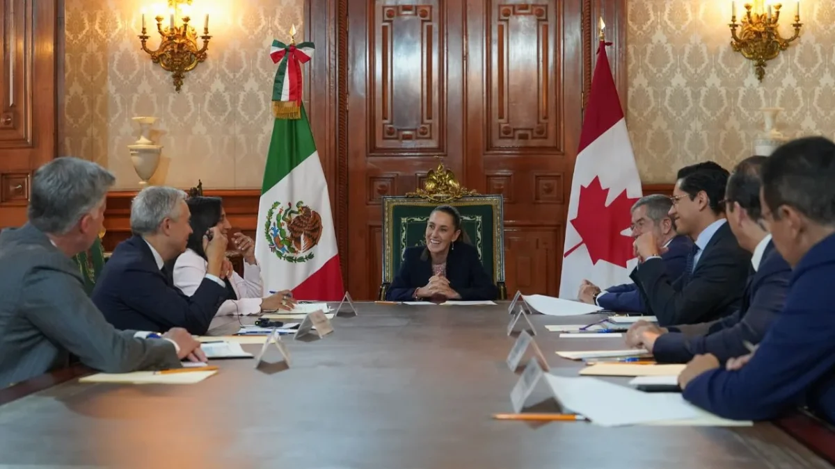 Sheinbaum se reúne con los ministros de Exteriores y Finanzas de Canadá