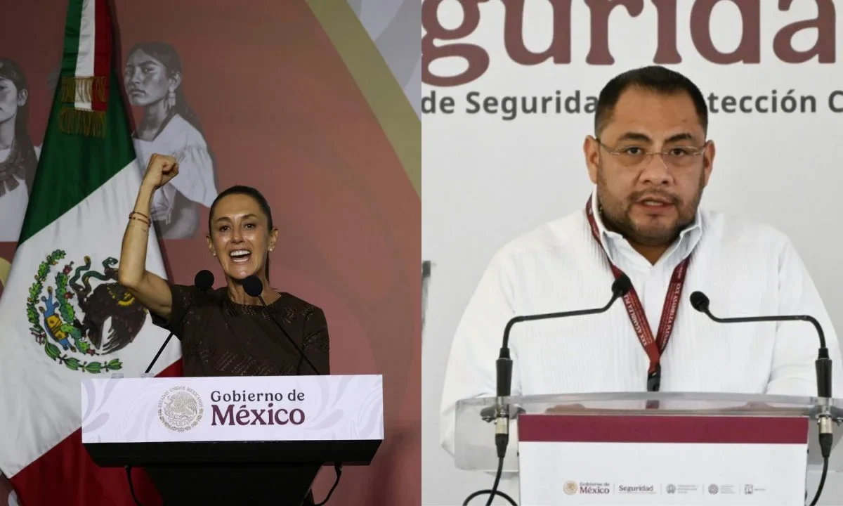 Claudia Sheinbaum y Omar Reyes Colmenares