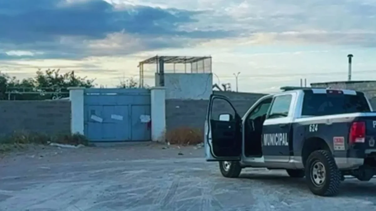 Los peritos utilizaron equipo especializado para revisar el suelo del negocio.