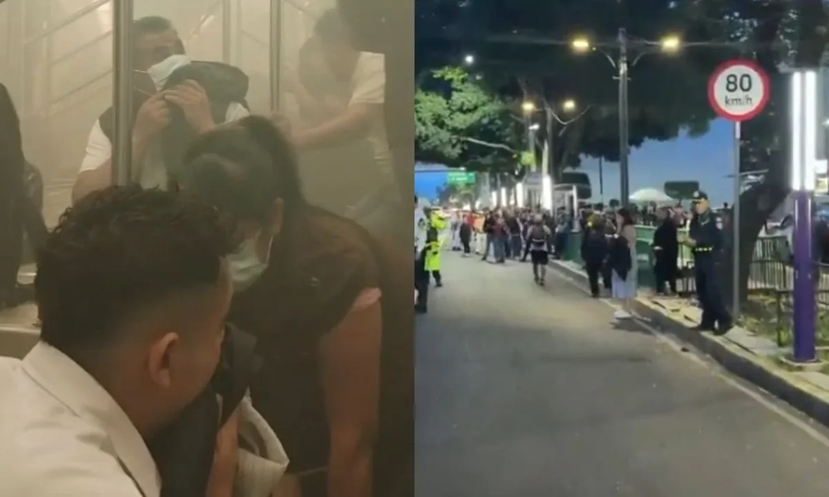 El servicio de la Línea 2 del Metro se vio afectado por presunto cortocircuito en la interestación Pino Suárez-Zócalo; desalojan a usuario.