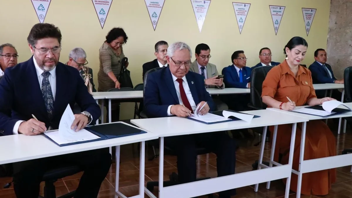El Cenam y el TecNM Morelia firman convenio para detonar el Polo de Desarrollo Económico en Zinapécuaro, Michoacán.