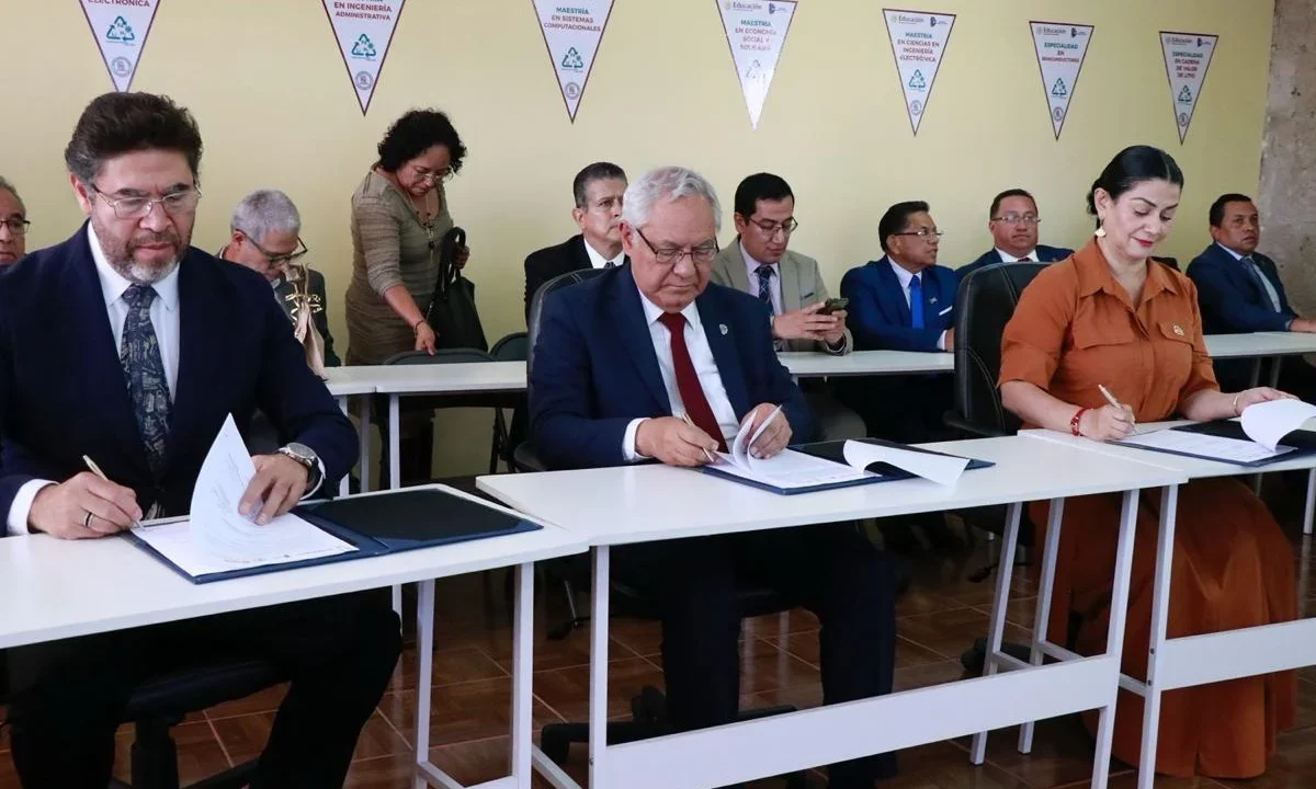 El Cenam y el TecNM Morelia firman convenio para detonar el Polo de Desarrollo Económico en Zinapécuaro, Michoacán.