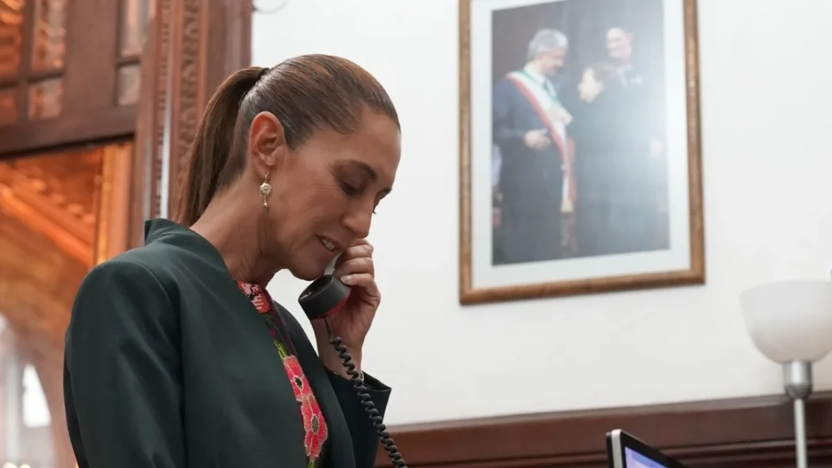 A unas horas de su primer informe de Gobierno la presidenta Claudia Sheinbaum señaló que está trabajando desde Palacio Nacional.