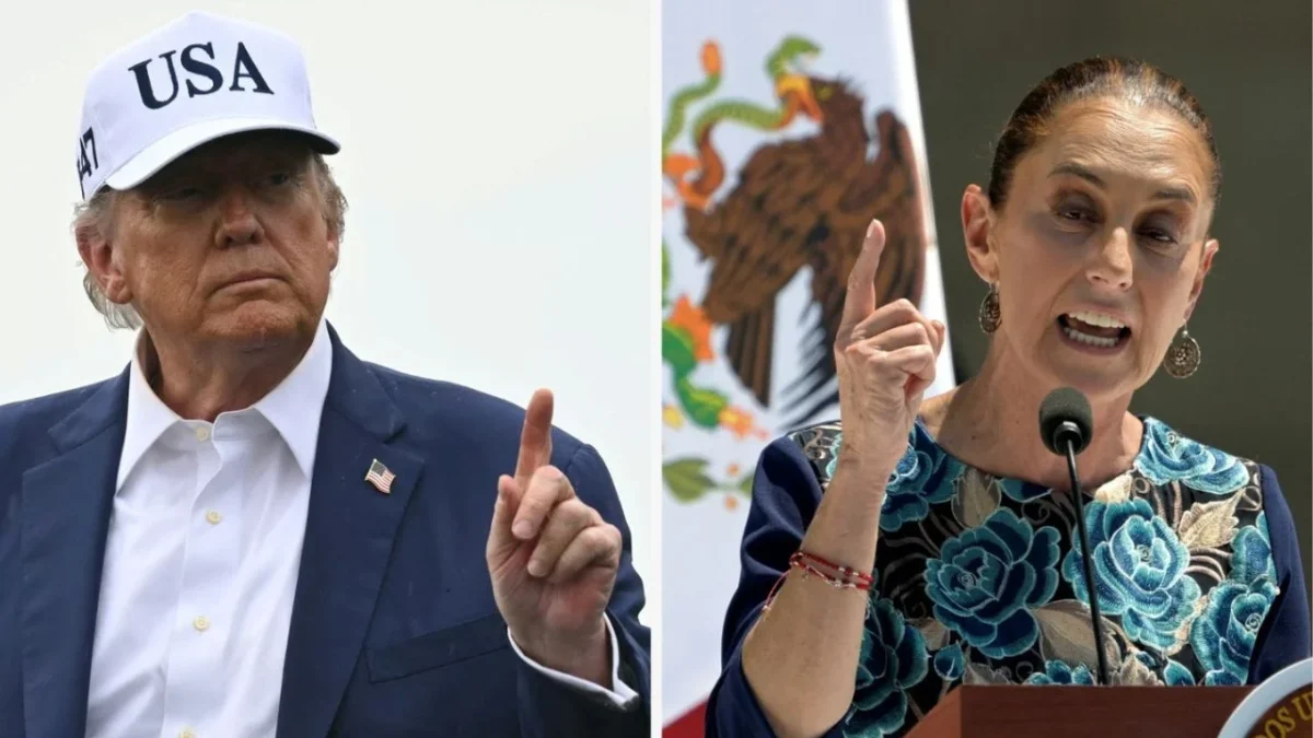 El presidente estadounidense Donald Trump presume obediencia de México y habla de ‘milagro’ fronterizo.