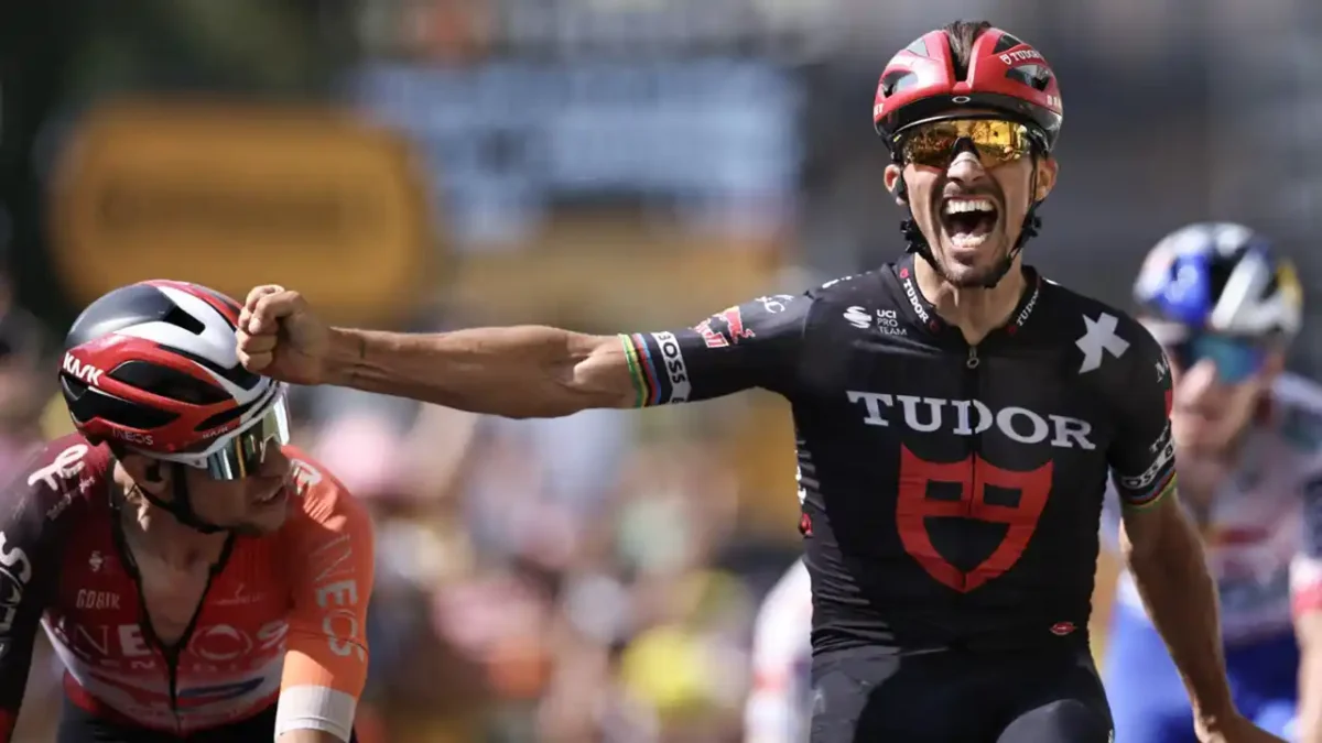 El ciclista francés Julian Alaphilippe