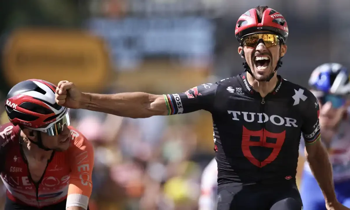 El ciclista francés Julian Alaphilippe