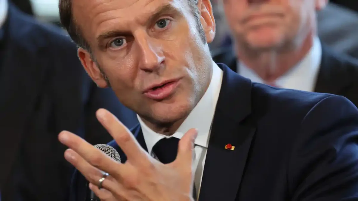 El presidente francés, Emmanuel Macron