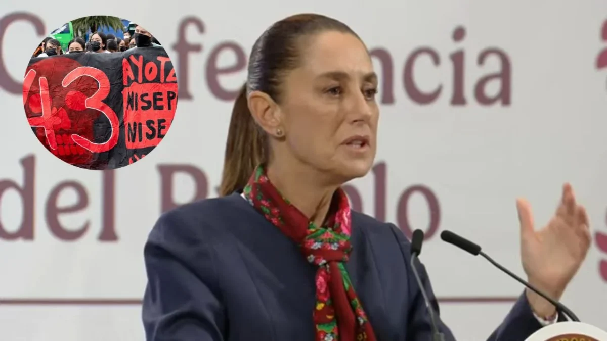 Claudia Sheinbaum confirmó que pidió a EE.UU. la extradición de dos personas vinculadas al caso Ayotzinapa.