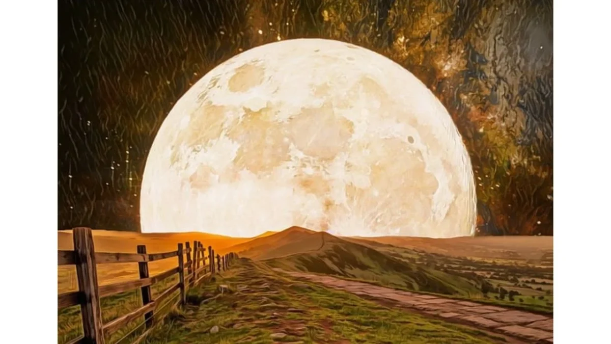 La Luna Llena de septiembre recibe el nombre de Luna de Cosecha o Luna de Maíz.
