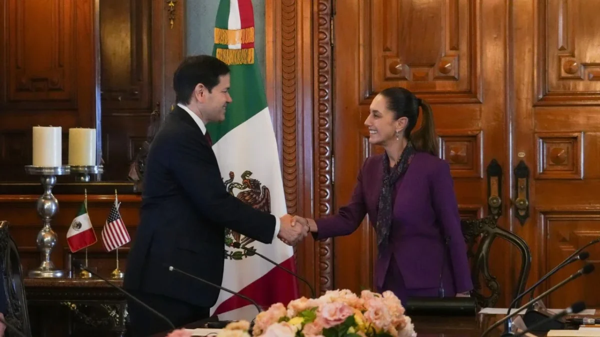 Marco Rubio y Claudia Sheinbaum reafirman cooperación contra el combate del fentanilo, cárteles de la droga ,inmigración ilegal