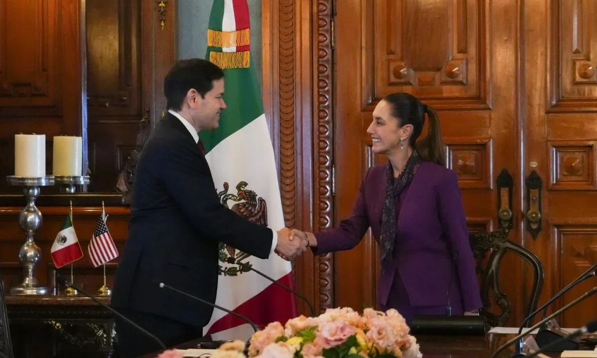 Marco Rubio y Claudia Sheinbaum reafirman cooperación contra el combate del fentanilo, cárteles de la droga ,inmigración ilegal