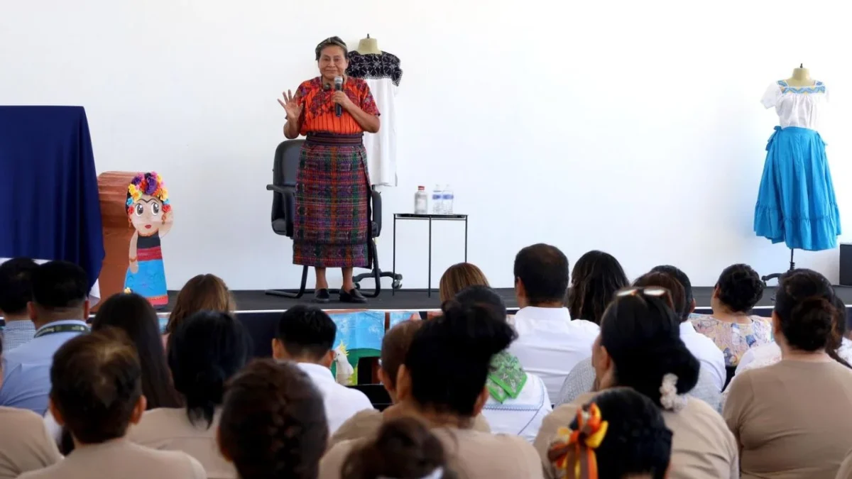 Rigoberta Menchú destacó la importancia de la dignidad humana