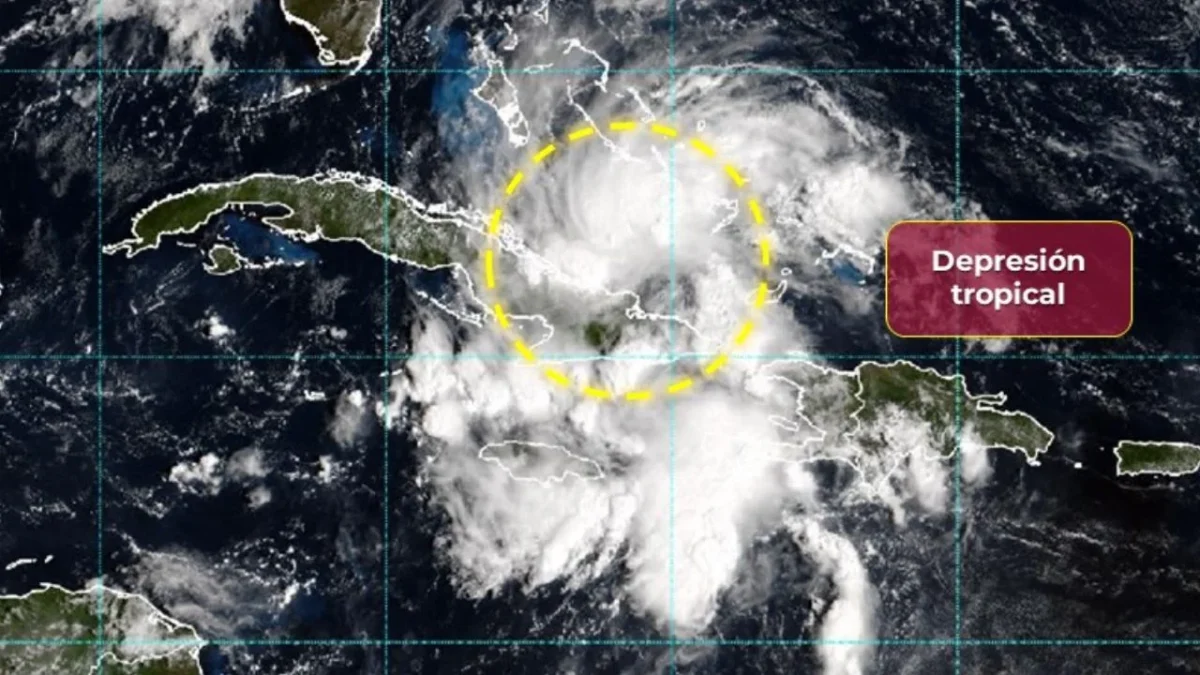 La Depresión Tropical Nueve, se desplaza hacia la costa este de Estados Unidos sin representar riesgo para México.