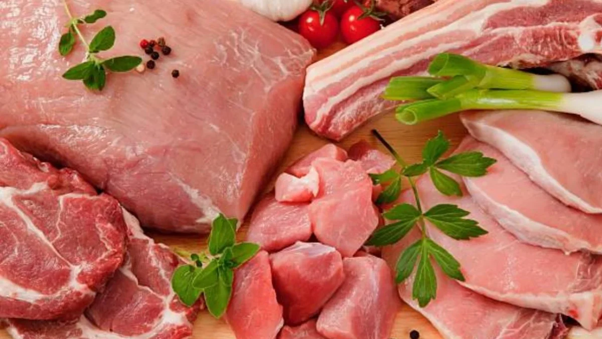 Carne de puerco cruda