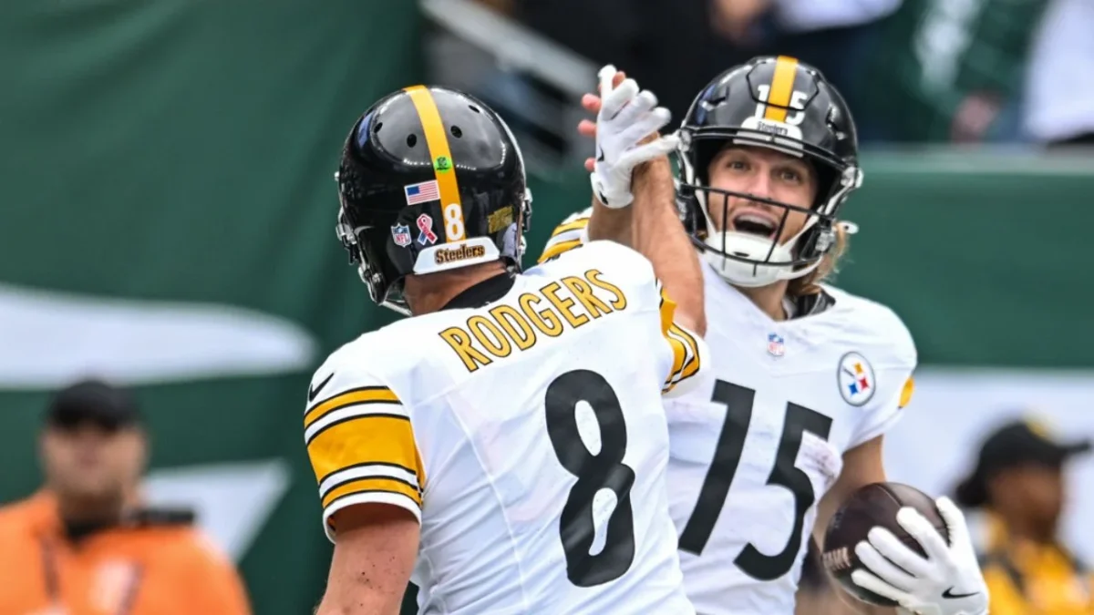 22 pases completó Aaron Rodgers en 30 intentos durante su presentación como Steeler ante el que había sido su último equipo previo a Pittsburgh.