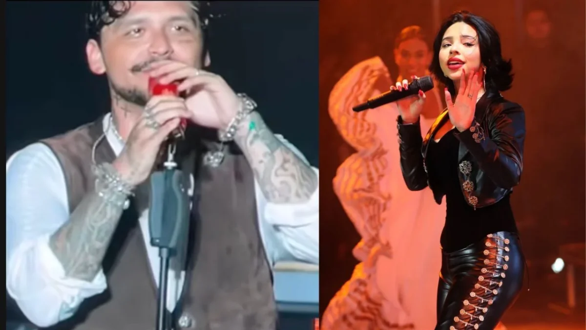 Durante un concierto gratuito en la UANL los asistentes abuchearon a Ángela Aguilar,, obligando a Nodal a pedir que se detuvieran.