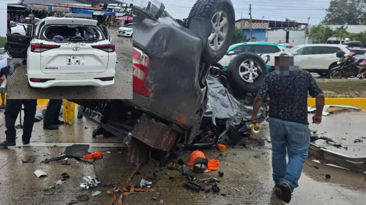 Un accidente vial registrado en una de las principales avenidas de Cancún, Quintana Roo, dejó un saldo de siete personas sin vida.